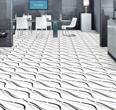 exporter of 400 X 400 mm glossy ceramic floor tiles