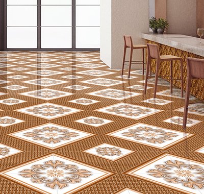Ceramic floor tiles are durable
