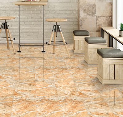 Buy pulpish brown glazed vitrified tiles