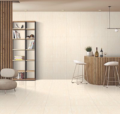 Travertino Ivory Porcelain Tiles